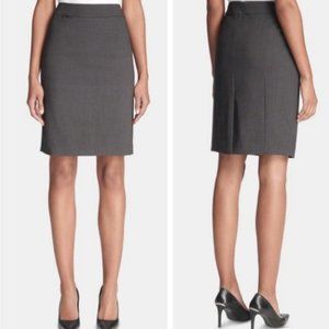 Calvin Klein Pencil Skirt, Charcoal, Size 2